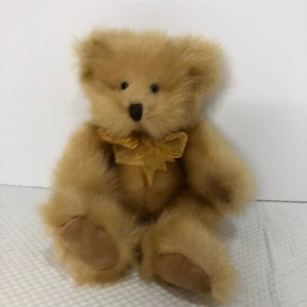 Russ Berrie "Pennington" Caramel Plush Teddy Bear - Picture 2 of 7